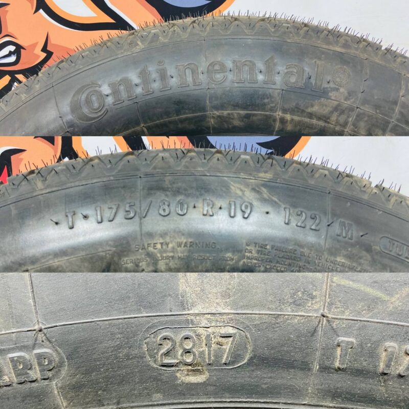 LR091544 Spare tire 175/80 R19 Range Rover Velar L560 (2018-) Used cost 150 € in stock 1 pcs.