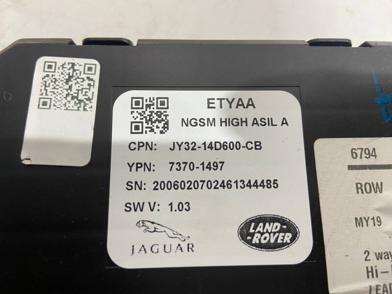 LR098372 Front Seat Control Unit Range Rover L405 (2013-2021) Used cost 200 € in stock 2 pcs.