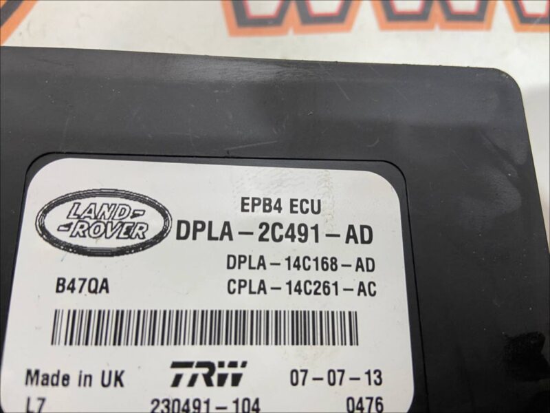 LR043579 Electric parking brake control module Range Rover L405 (2013-2021) Used cost 90 € in stock 1 pcs.