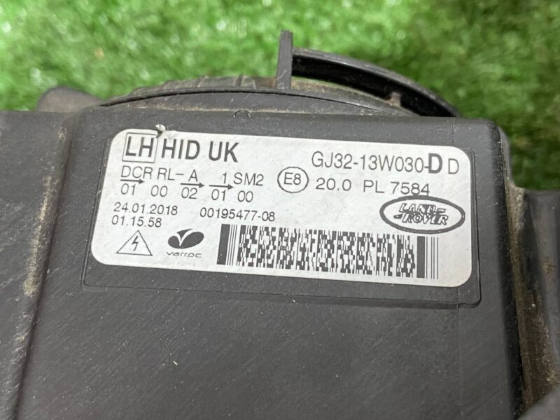 LR087243 Left headlight, bixenon 2015 - Range Rover Evoque L538 (2012-2018) Second hand cost 550 € in stock 1 pcs.
