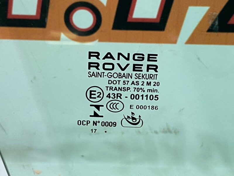 532123518 Front right door glass for Range Rover Evoque L538 (2012-2018) used cost 65 € in stock 1 pcs.