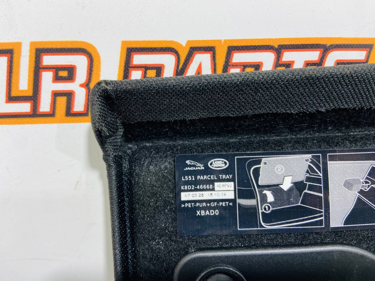 LR114983 Rear storage shelf trim panel Range Rover Evoque New L551 (2019-) Used cost 185 € in stock 2 pcs.