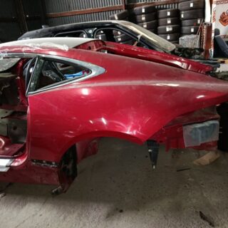 T2R23909 Rear left quarter panel coupe Jaguar F-Type X152 (2014-) Used cost  € in stock 1 pcs.
