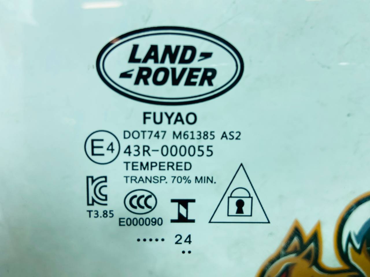 LR184749 Front right door glass Range Rover Evoque New L551 (2019-) Used cost € in stock 2 pcs.