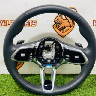 T2H56039PVJ Steering wheel with AIR BAG, heated, leather Jaguar F-Pace X761 (2017-) Used cost  € in stock 1 pcs.
