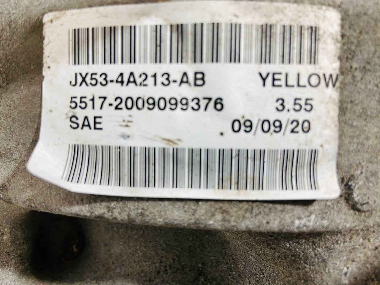 C2P26134 Rear differential 2.0ie 3.55 Jaguar F-Type X152 (2014-) Used cost € in stock 1 pcs.
